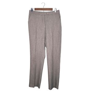 Allison Daley Vintage High Rise Tan Trousers